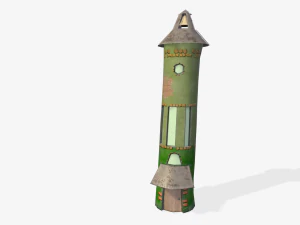 toon buildings pack 3D Model