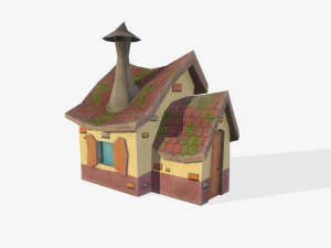 toon buildings pack 3D Model