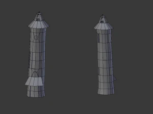 toon buildings pack 3D Model