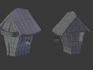 toon buildings pack 3D Model
