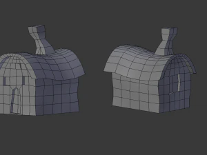 toon buildings pack 3D Model