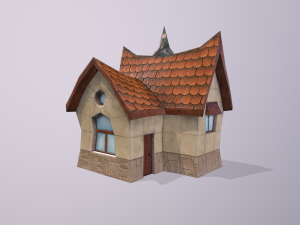 toon buildings pack v2 3D Model