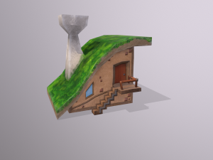 toon buildings pack v2 3D Model