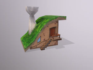 toon buildings pack v2 3D Model