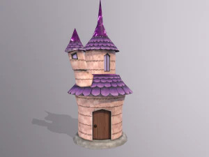 toon buildings pack v2 3D Model