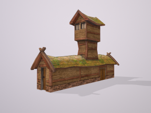 toon buildings pack v2 3D Model