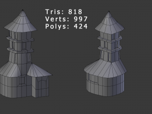 toon buildings pack v2 3D Model
