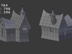 toon buildings pack v2 3D Model