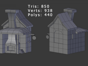 toon buildings pack v2 3D Model