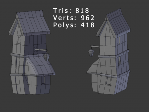toon buildings pack v2 3D Model