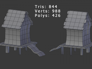 toon buildings pack v2 3D Model