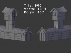 toon buildings pack v2 3D Model