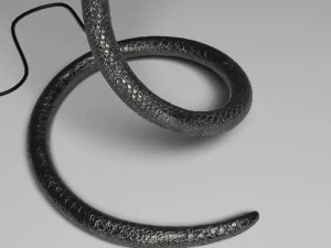 outdoor lampin the style of a snake 3D Model