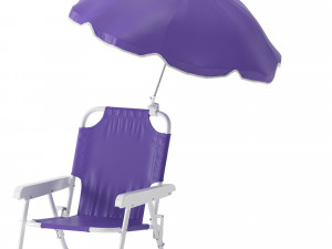 woodman kids beach chair 3D 模型