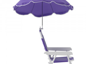 woodman kids beach chair 3D 模型