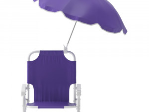 woodman kids beach chair 3D 模型