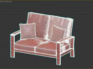 patio sofas 3D Model