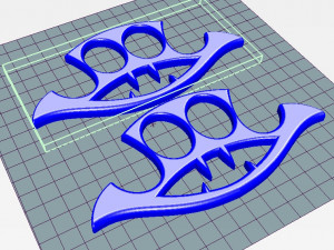 brass knuckles grin Modèles 3D en vedette
