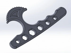 Mosiężny klucz typu T Model do druku 3D