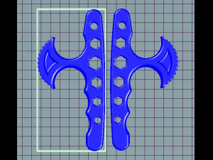brass knuckles t-wrench Model Cetak 3D