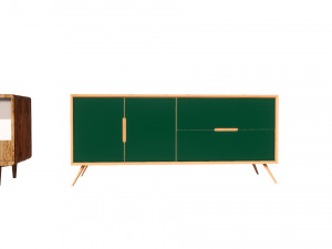 minimalist cabinets set 3D मॉडल