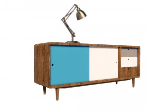 minimalist cabinets set 3D Model