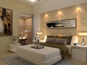 bedroom interior design 3D Model