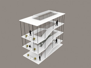 staire 02 3D Model