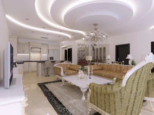 Innenarchitektur 3D Modell