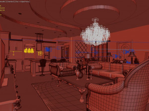 interior design Modello 3D