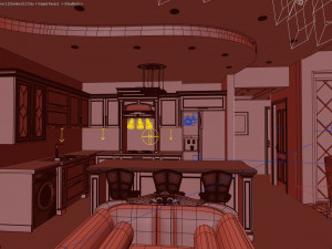 interior design Modello 3D