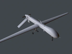 无人机 mq-1 捕食者 3D 模型