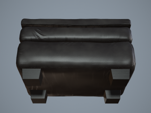 gleason chair ottoman Model 3D