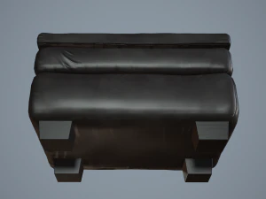 gleason chair ottoman 3D Model