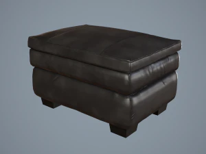 gleason chair ottoman 3D Model