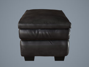 gleason chair ottoman Model 3D