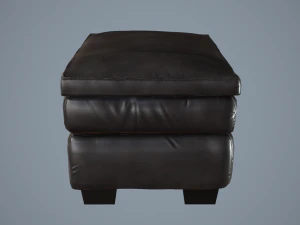 gleason chair ottoman 3D Model