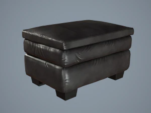 gleason chair ottoman 3D Model