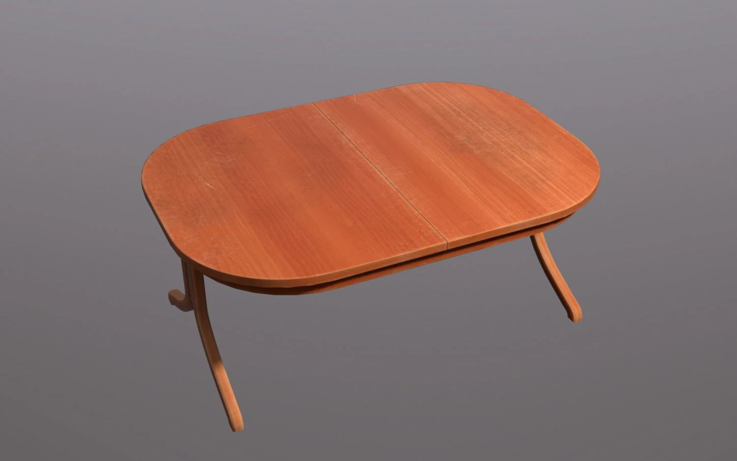 oval table 3D Model .c4d .max .obj .3ds .fbx .stl .blend