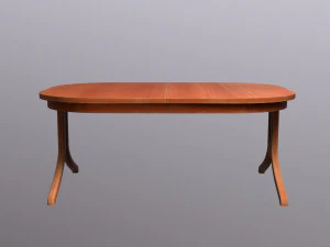 oval table 3D Model