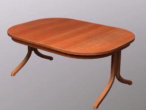 oval table 3D Model