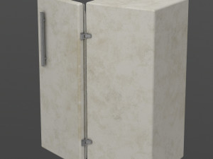 old fridge 3D मॉडल