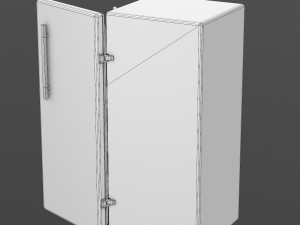 old fridge 3D मॉडल