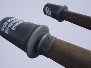 stielhandgranate 24 3D Модель