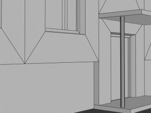 modular apartment Model 3D