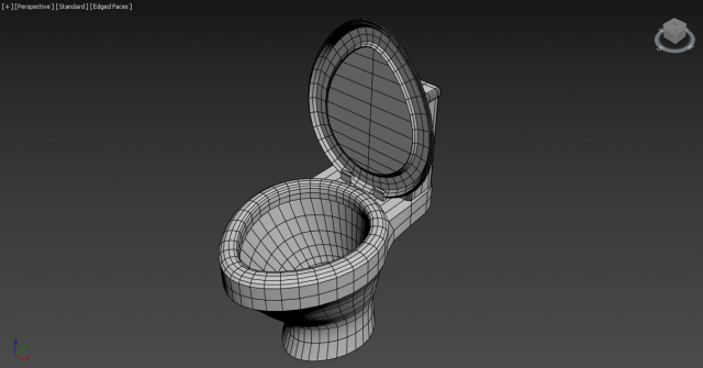 toilet 3D मॉडल .c4d .max .obj .3ds .fbx .stl .blend 