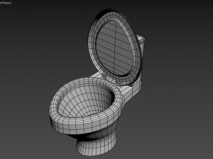 toilet 3D मॉडल