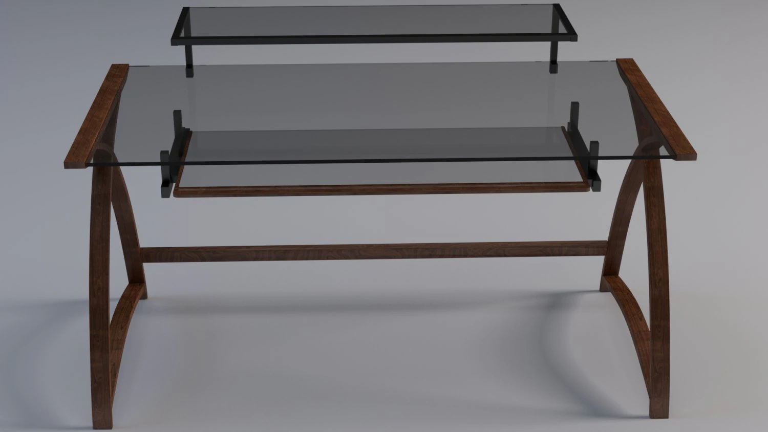 computer desk 3D Model .c4d .max .obj .3ds .fbx .stl .blend