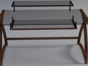 computer desk 3D Model