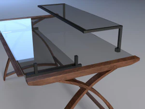 computer desk 3D Model